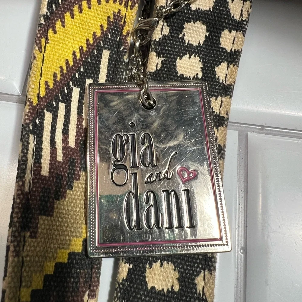 Gia and Dani Patterned Canvas Bag reversible
